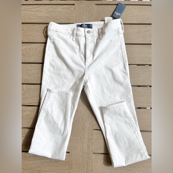 Hollister NWT white high rise jean legging size 5S - Picture 3 of 7
